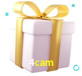 Receba seus bônus de boas-vindas no 4cam